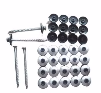 Hellverzinkter zusammengebauter Dachnagel mit gedrehtem Schaft aus der Fabrik in Tianjin, China