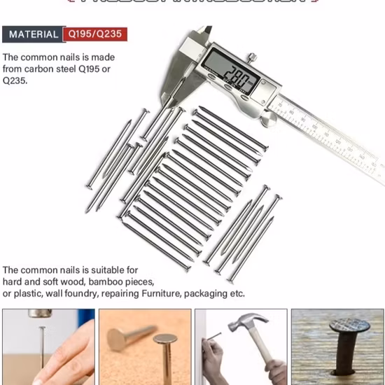 Helle polierte Eisendraht-Fabrik für gewöhnliche Nägel